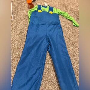 🍉Blue and Green Luigi Overalls